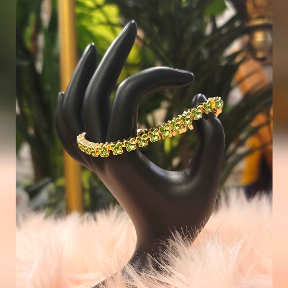 Green butterfly bracelet